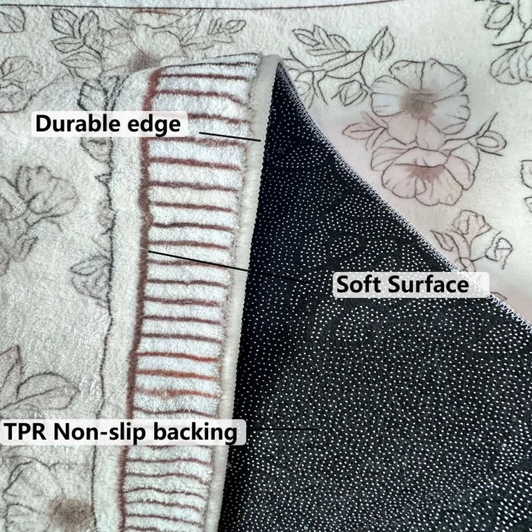 Cloud Pattern Non-Slip Washable Area Rugs for Modern Home Decor