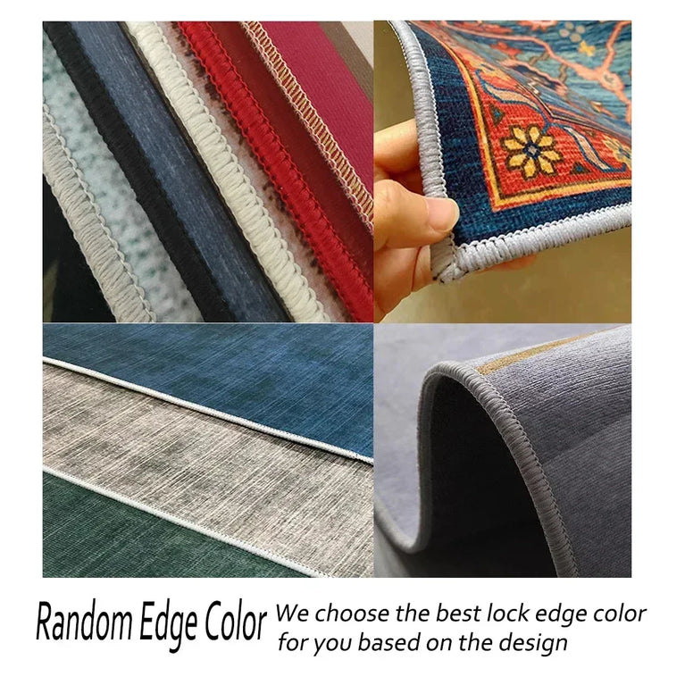 Large Geometric Non-Slip Washable Area Rugs for Modern Living