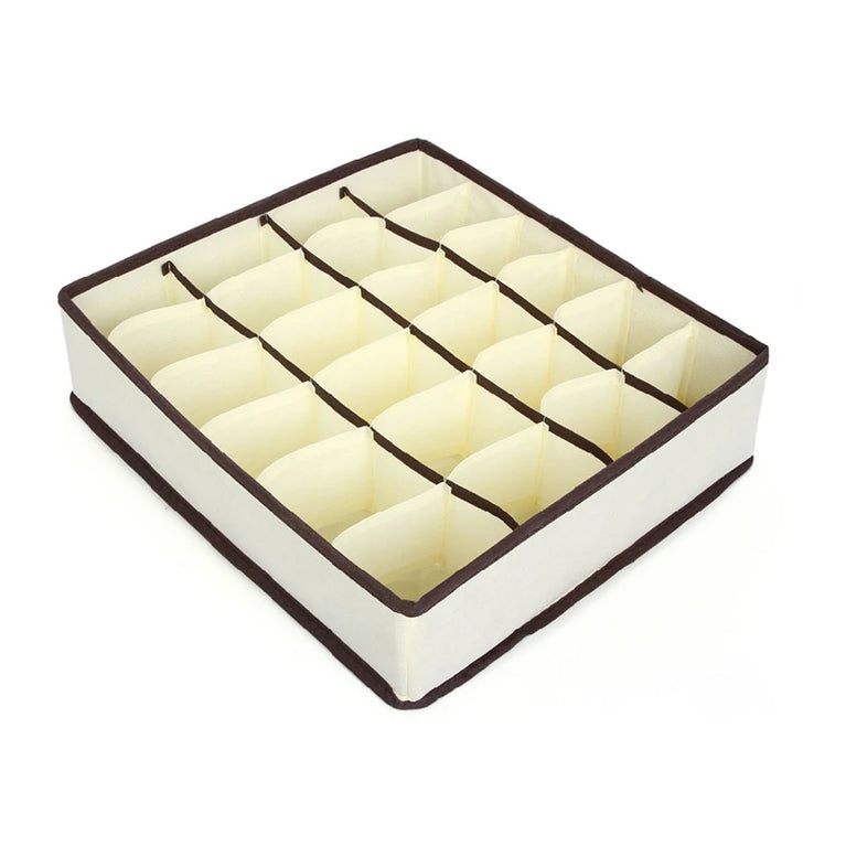 Non-Woven Underwear & Sock Organizer | Foldable Wardrobe Drawer Divider