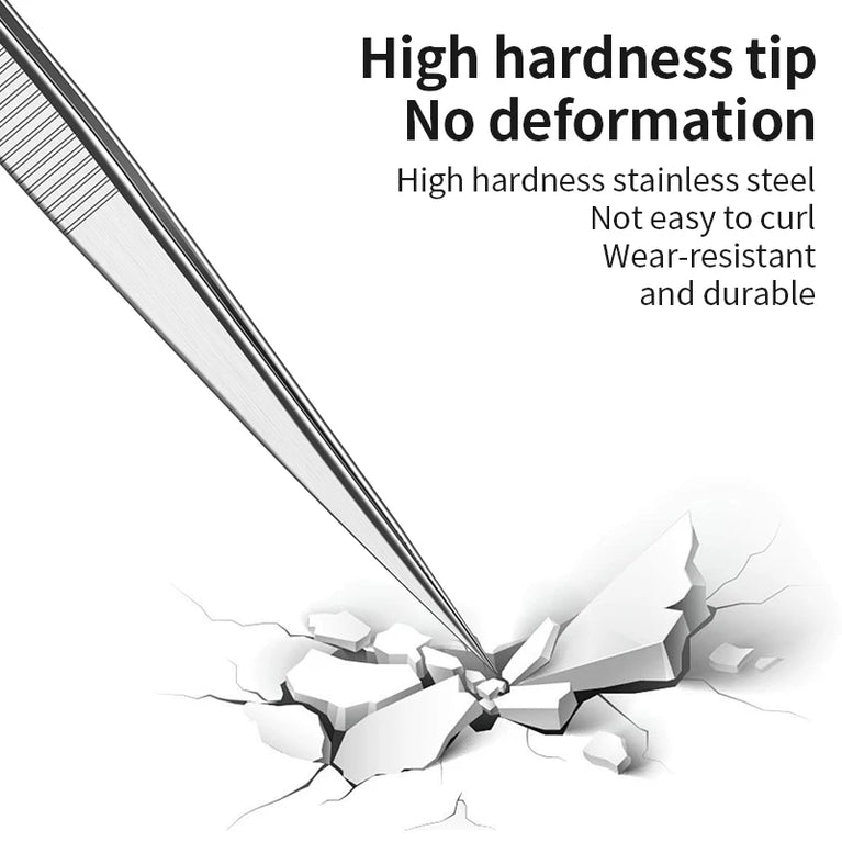 A-16 Precision Stainless Tweezers | Professional Electronics & Phone Repair Tool