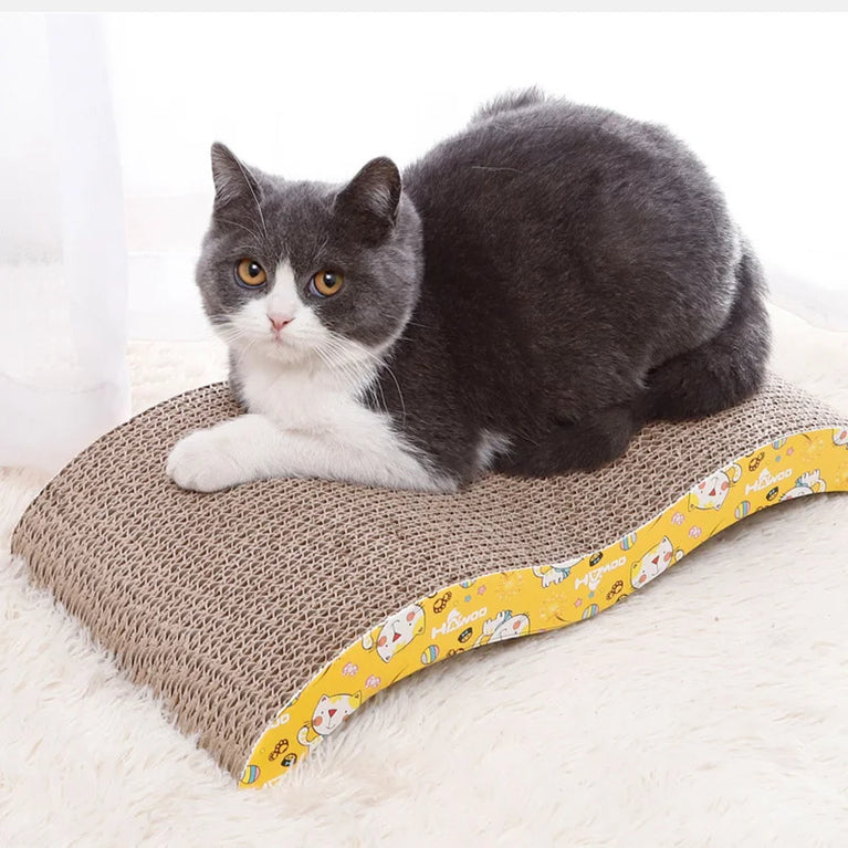 Cat Toys Cat Scraper Sharpening Claw Corrugated Cardboard Scratch Board Sofa Protector