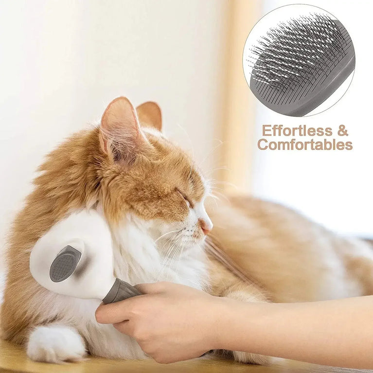 Pet Dog Brush Cat Comb Self Cleaning Pet Hair Remover Grooming Tool