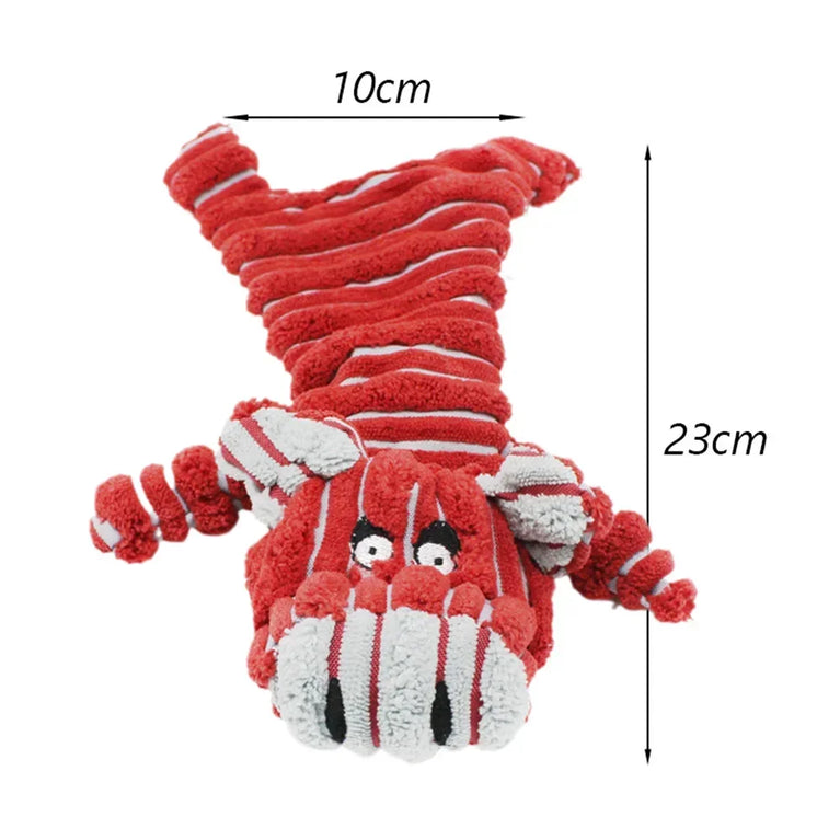 Octopus Plush Puppy Dog Chew Toy Squeaky Crinkle Training Toy Fun