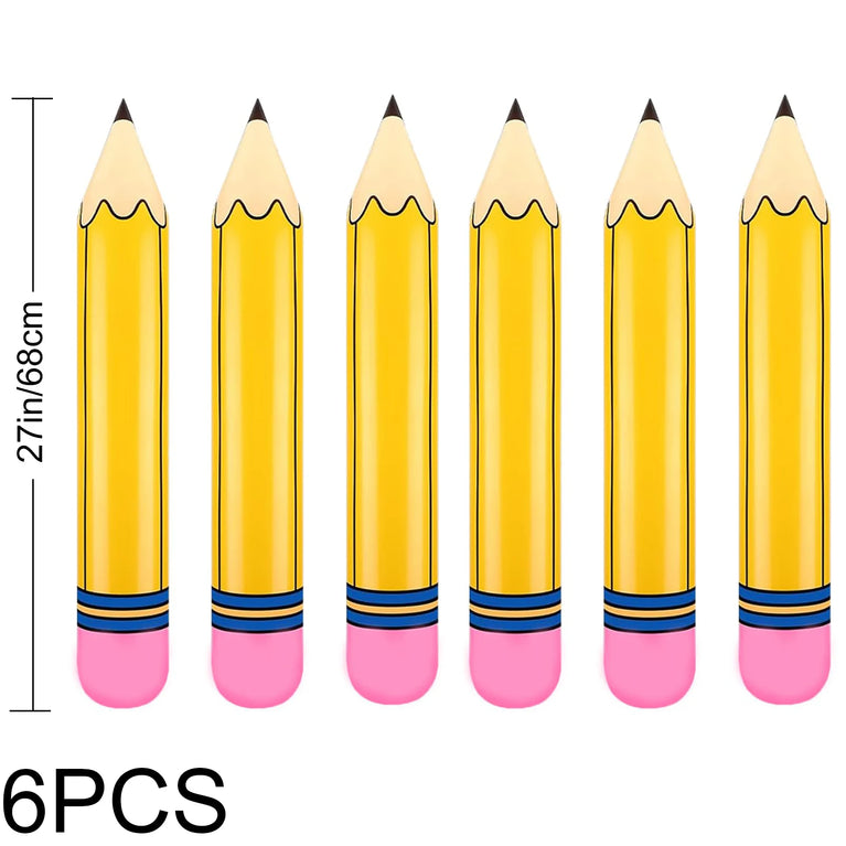 Giant Inflatable Pencil Balloon | 3D School-Themed Classroom & Graduation Decor