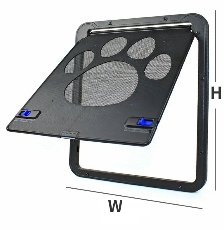 Lockable Magnetic Pet Screen Door | Easy Install Garden Gate