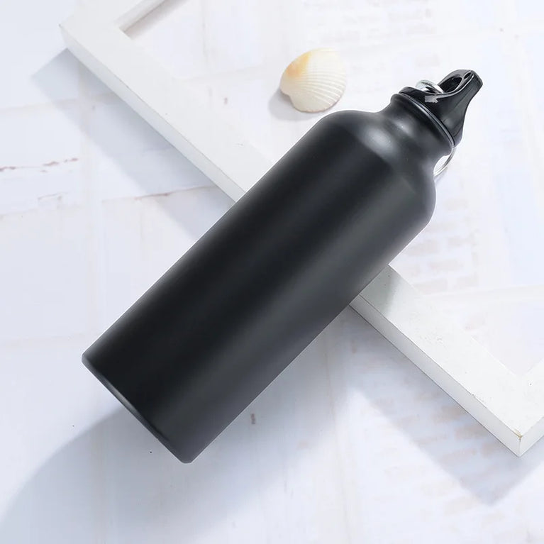 500ml Aluminum Sports Mountaineering Water Bottle Lightweight Hook Lid Outdoor Climbing Flask Kettle