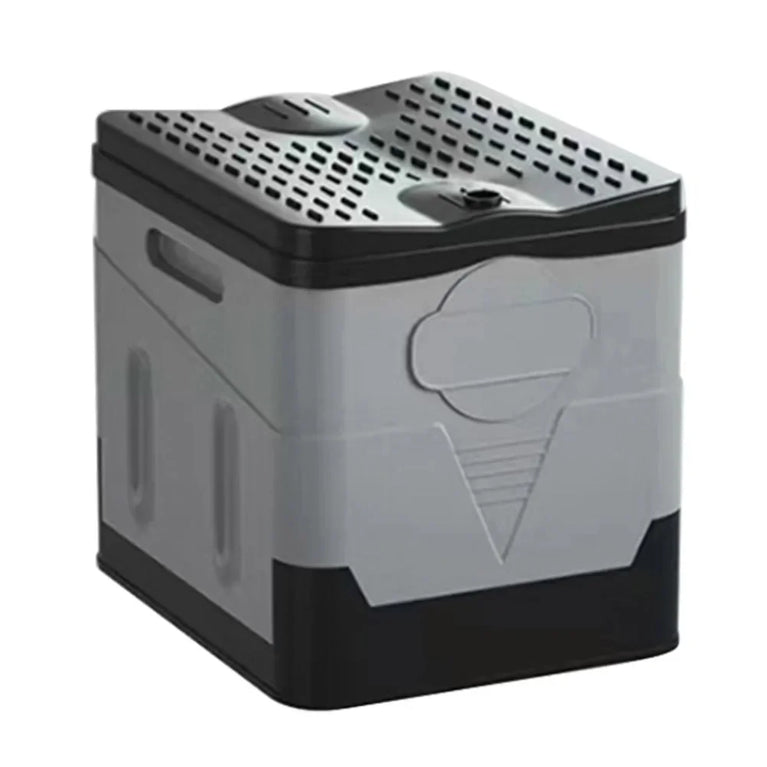 Portable Folding Outdoor Toilet | 300kg Capacity Collapsible Travel Commode & Storage Box