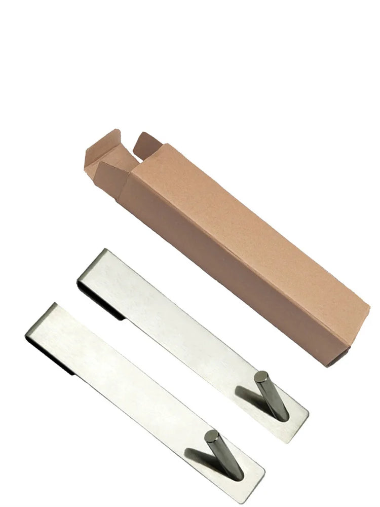 Bathroom Shower Door Back Hook Stainless Steel Over Glass Door Shower Towel Rack S-Shape Bathroom Bathrobe Hanger Holder Hooks