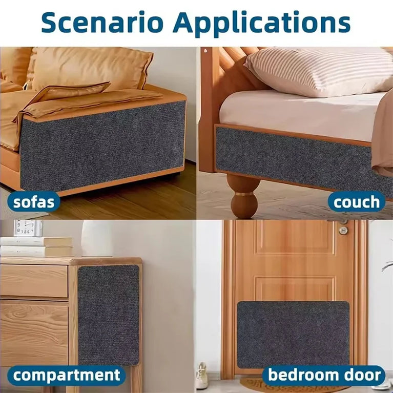 Trimmable Self-Adhesive Cat Scratcher | Customizable DIY Sofa Protector