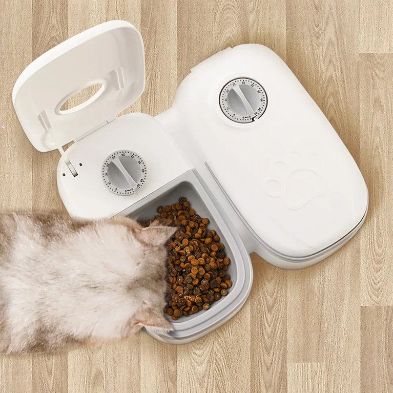 Automatic Timed Pet Feeder | Wet & Dry Food Dispenser