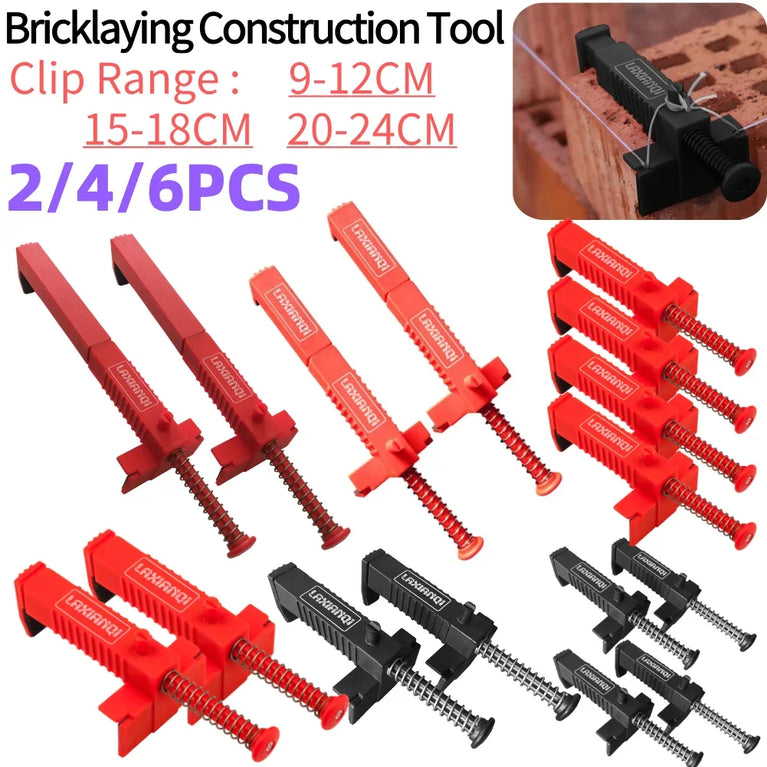 2-Piece Bricklaying Construction Tool Set | Precision Brick Liner & Wire Runner Drawer