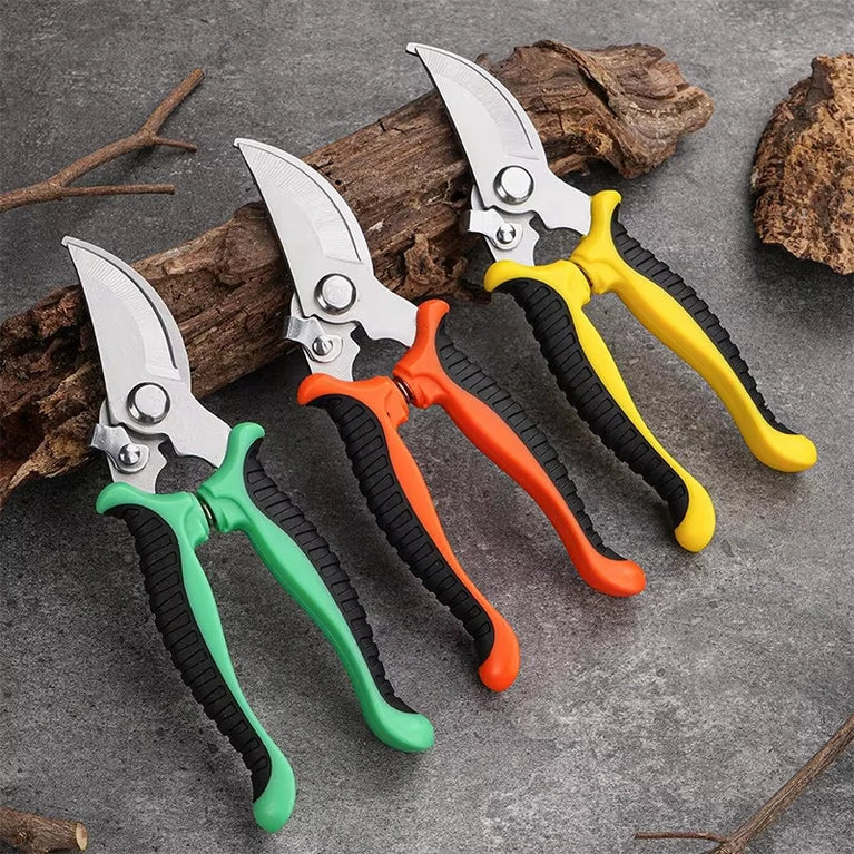 Easy Use Metal Garden Scissors Hand Pruners Tree Pruner Tool
