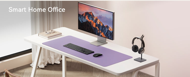 Professional Leather Desk Pad | Large Non-Slip Mouse Pad & Desk Protector