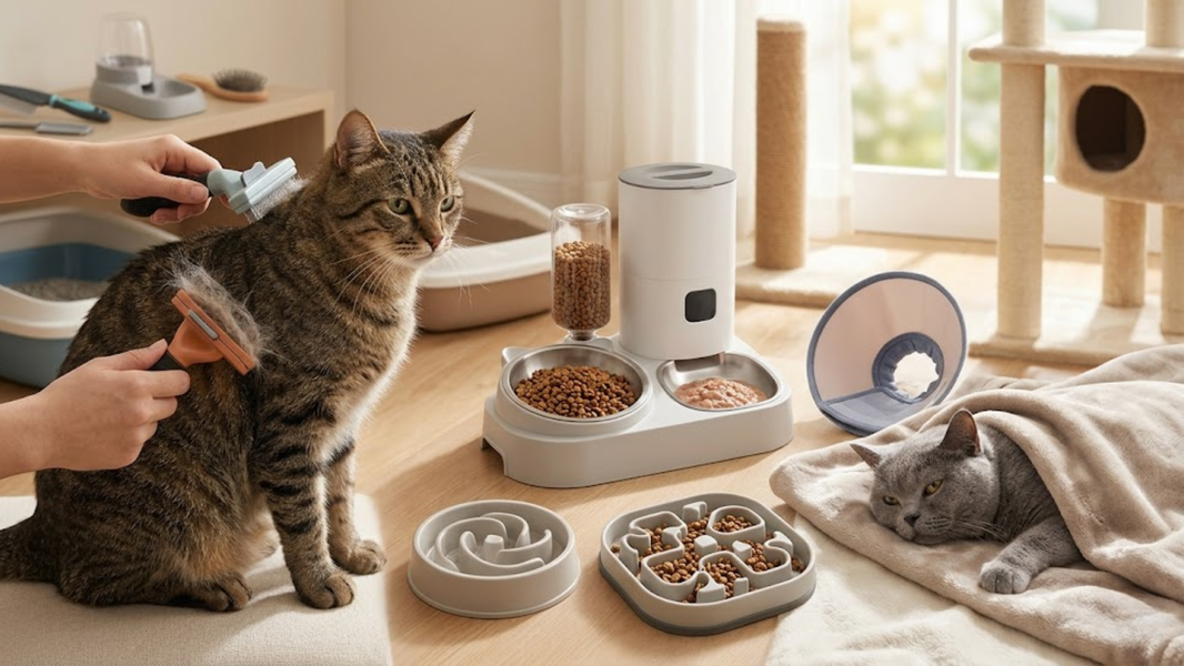 Affordable Cat Care Kits for Complete Grooming and Feeding