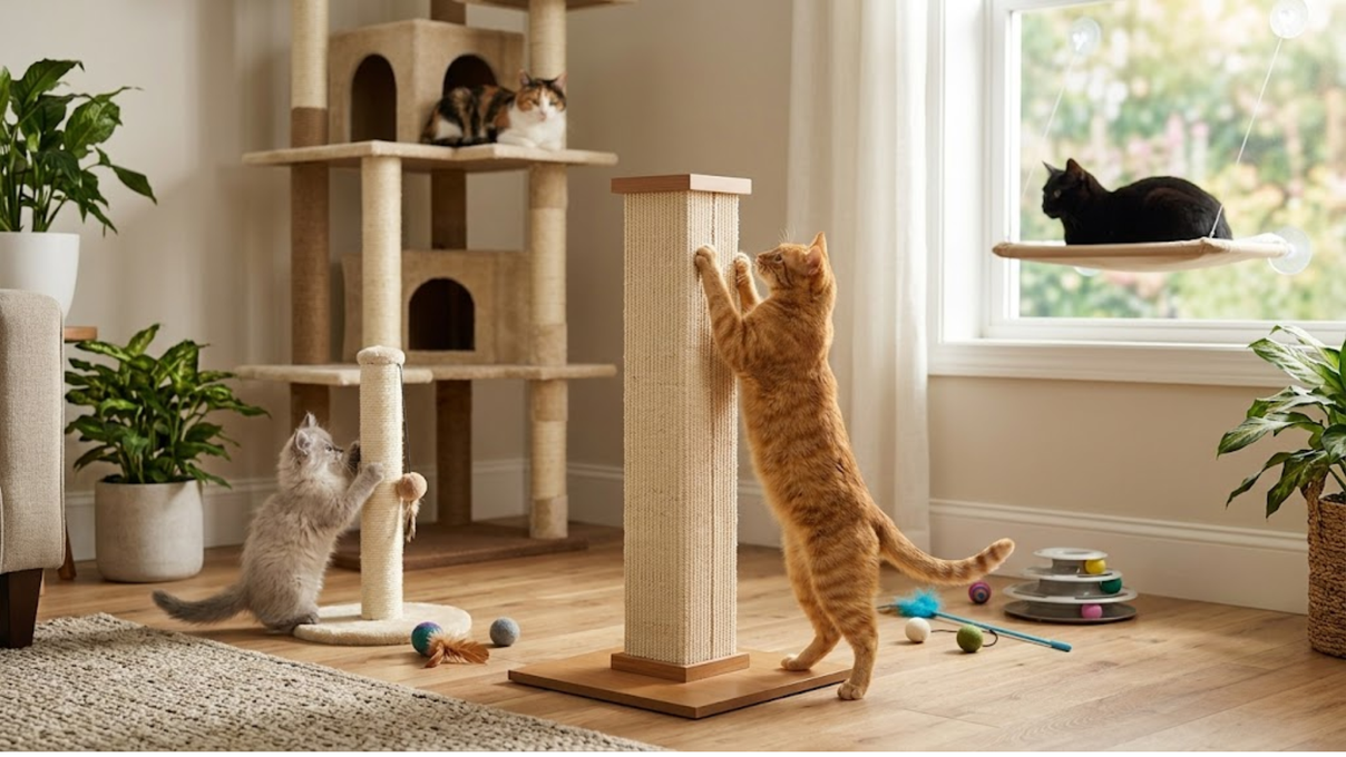 Top Cat Scratching Posts and Toys for Daily Use