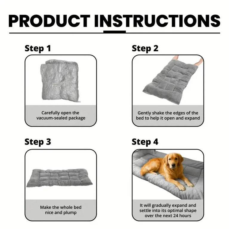 Waterproof Dog Bed XL Orthopedic Pet Sleeping Pad Sofa Mat
