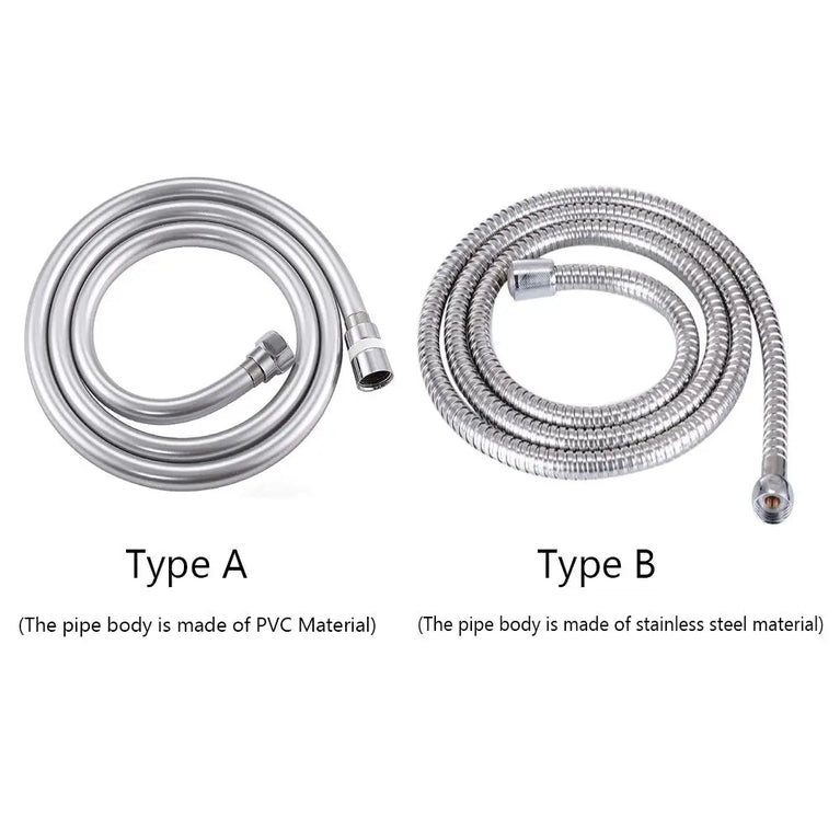 Flexible Handheld Shower Hose | Anti-Winding & Explosion-Proof Bathroom Water Tube