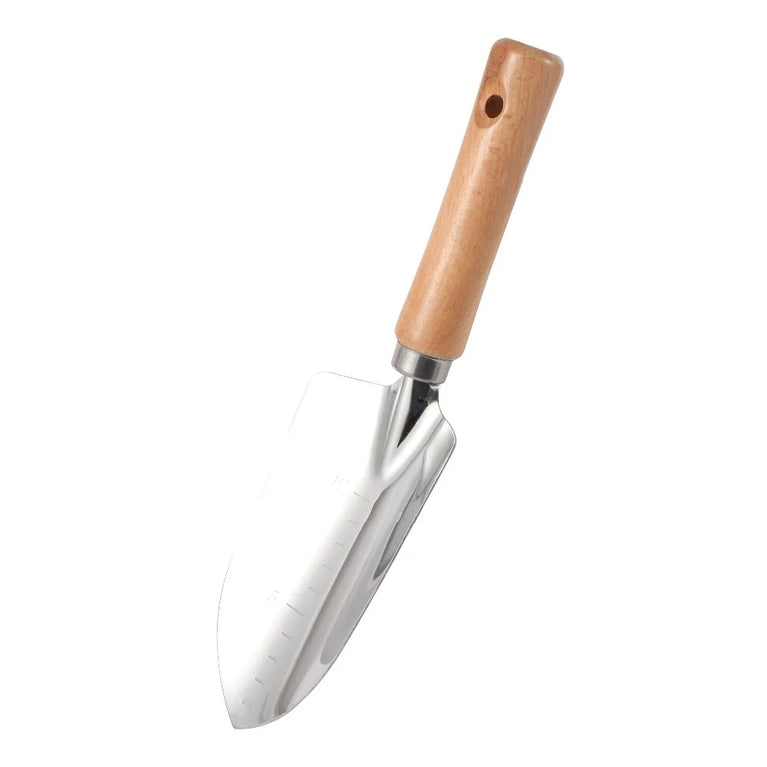 Stainless Steel Wide Garden Shovel for Digging Weeding Soil Work