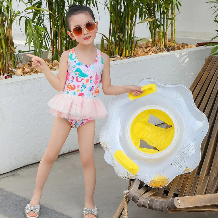Baby Float with Sunshade | Flamingo & Unicorn Pool Swimming Ring