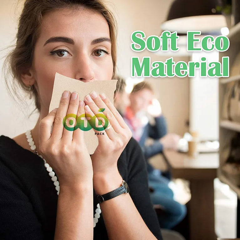 Bamboo Eco-Friendly Dinner Napkins 100% Compostable Soft Absorbent