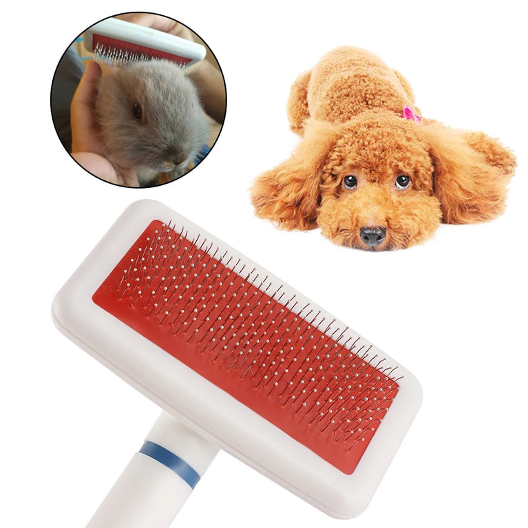 Pet Slicker Brush Dogs Cats Massage Deshedding Grooming Brush Professional Tool
