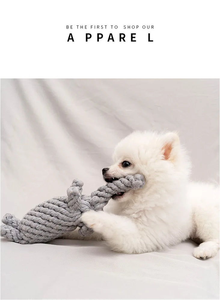 1pcs Bite Resistant Pet Dog Chew Toys Rope Knot Ball Dogs Toys Pets