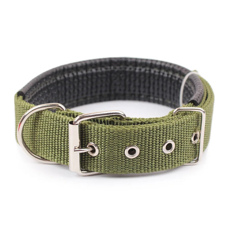 Solid Dog Collars Nylon Dog Collar For Small Medium Large Dogs Teddy