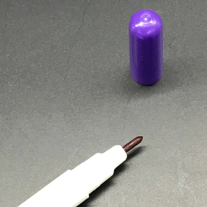 Purple Water-Erasable Fabric Marker Set | 5-Piece Vanishing Pen for Cross-Stitch & Sewing
