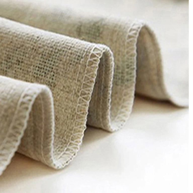 Linen-Blend Decorative Cushion Cover | Solid Color Sofa & Chair Pillow Case