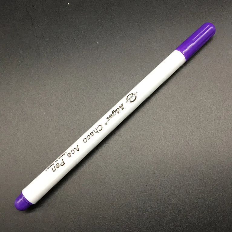 Purple Water-Erasable Fabric Marker Set | 5-Piece Vanishing Pen for Cross-Stitch & Sewing