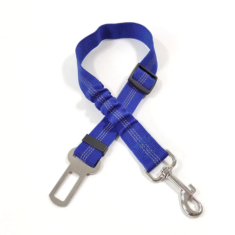 Adjustable Reflective Dog Car Seat Belt Harness With Lights Safety Travel Belt