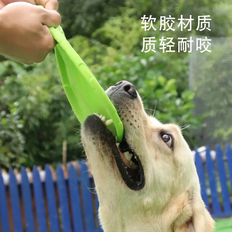 Bite Resistant Flying Disc Dog Toy for Puppy Training Outdoor Game