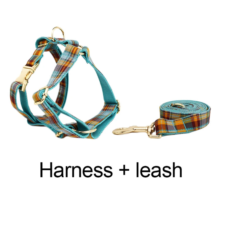 High Quality Personalized Dog Collar Leash Set Quick Release XS XL