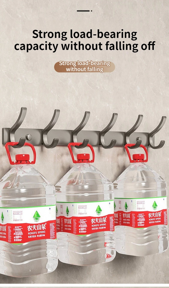 no drill Door Behind Hook Storage Wall Hanging Clothes Hanger Coat Hook Punch-free Bathroom Hanger Bedroom Organizer Storage Kit