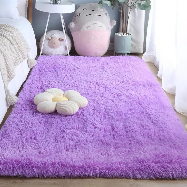 Fluffy Non-Slip Washable Area Rugs for Living Room and Bedroom