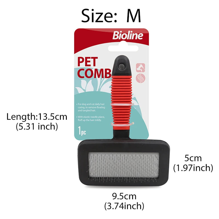 Self Cleaning Pet Hair Remover Brush for Dogs Cats Grooming
