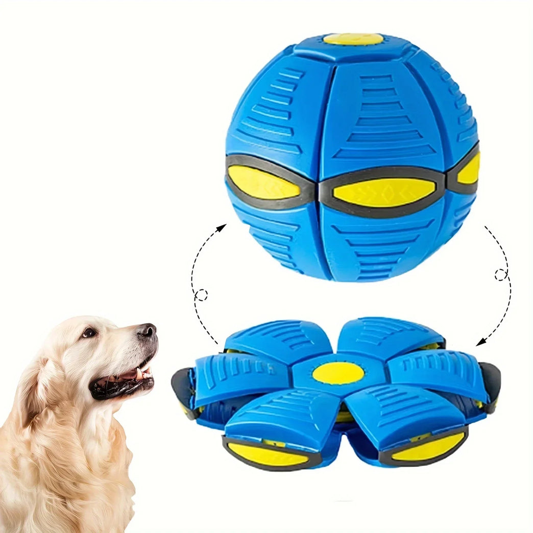 Flying Saucer Bouncing Ball Magic Ball Toy Pet Flying Disc Dogs