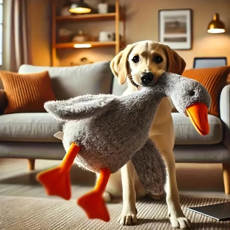 50cm Soft Colorful Duck Plush Toy for Cats Dogs Anxiety Relieving Buddy
