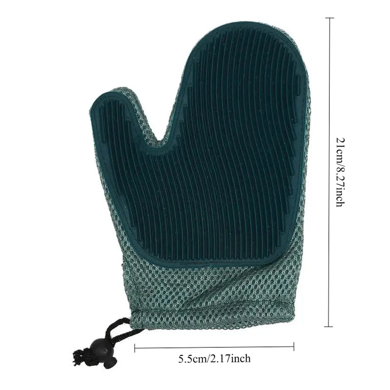 Cat Grooming Glove Bathing Brush Hair Removal Massage Pet Care Tool