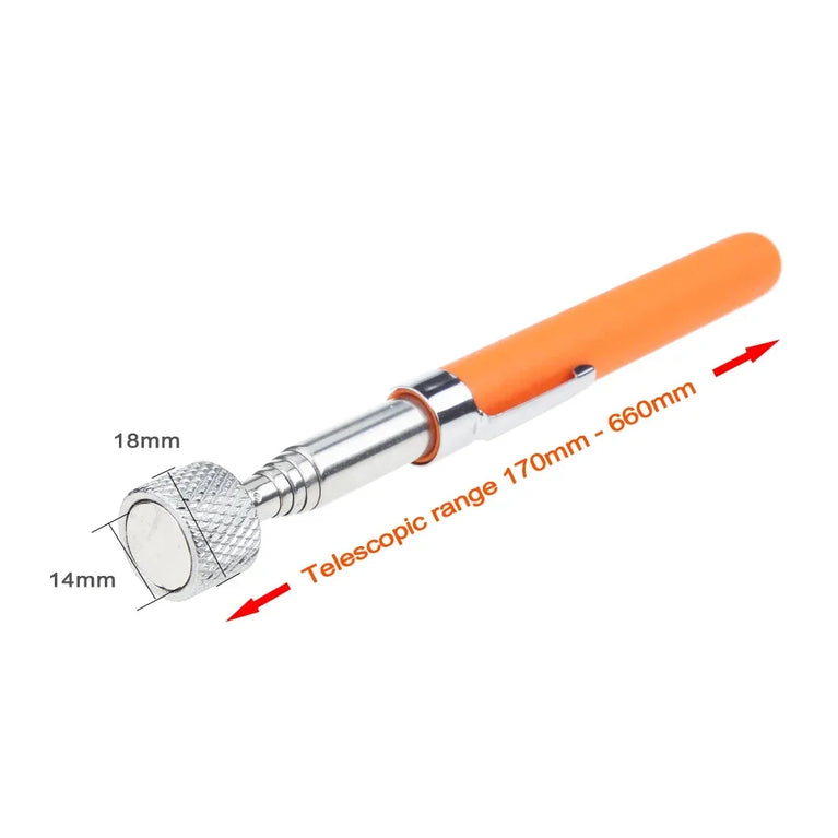 Telescopic Magnetic Pick-Up Tool & Inspection Mirror | Precision Repair Utility