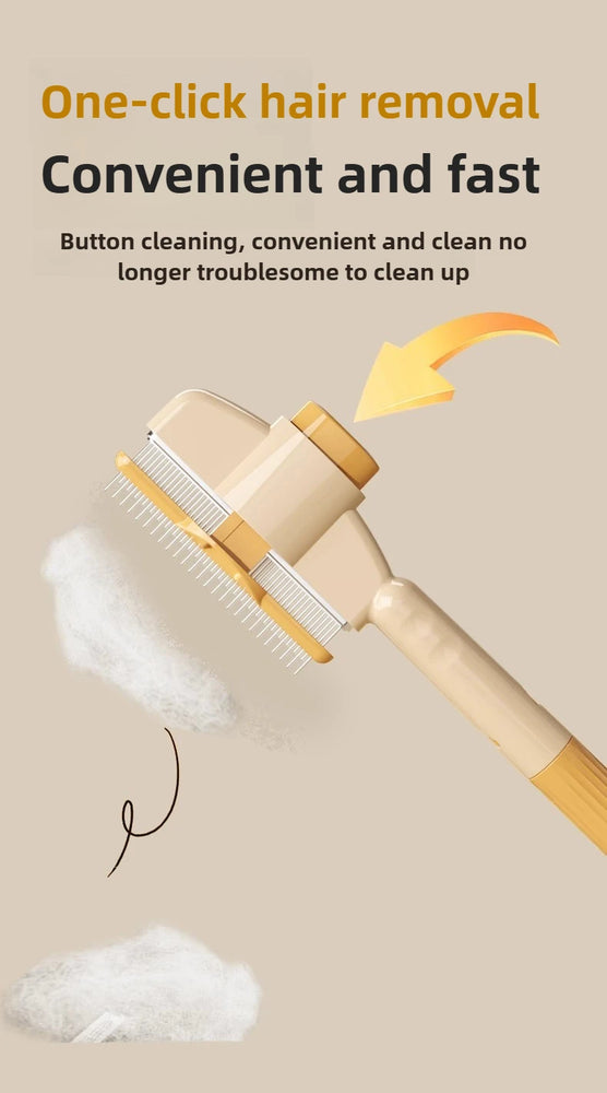 Cat Hair Remover Comb Flea Comb Self Cleaning Pet Brush Tool