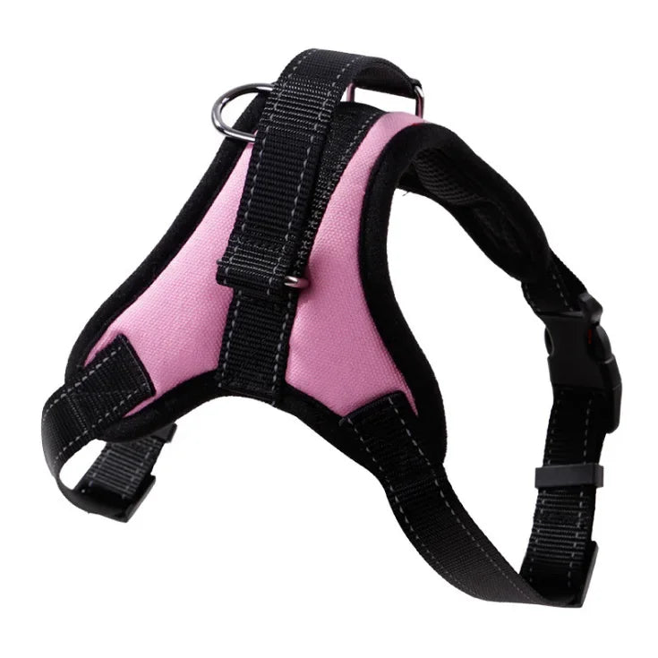 Adjustable Oxford Dog Harness Vest Collar Durable Pet Walking Harness