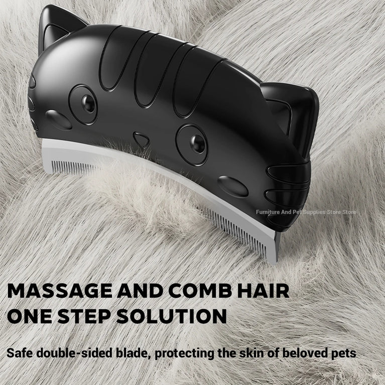Pet Detangling Brush Short & Long Hair Hair Remover Comb Grooming Tool