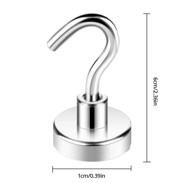 20PCS Strong Magnetic Hooks Multi-Purpose Storage Hooks Home Kitchen Bar Storage Hooks Key Storage Hooks Bathroom Hangers