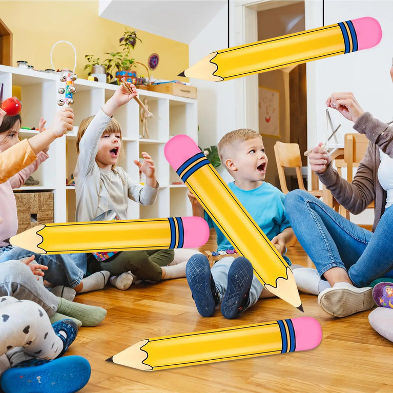 Giant Inflatable Pencil Balloon | 3D School-Themed Classroom & Graduation Decor