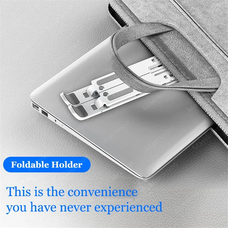 Portable Adjustable Laptop Stand | Foldable Ergonomic Notebook & Tablet Holder