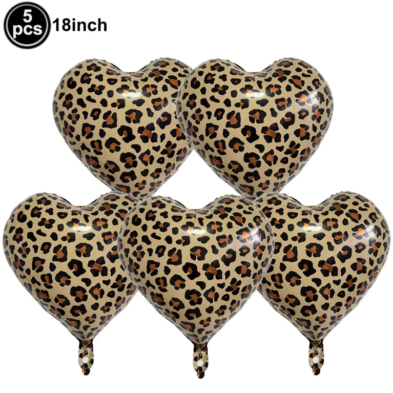 Leopard Print Birthday Party Disposable Tableware Set-Animal Theme Decor