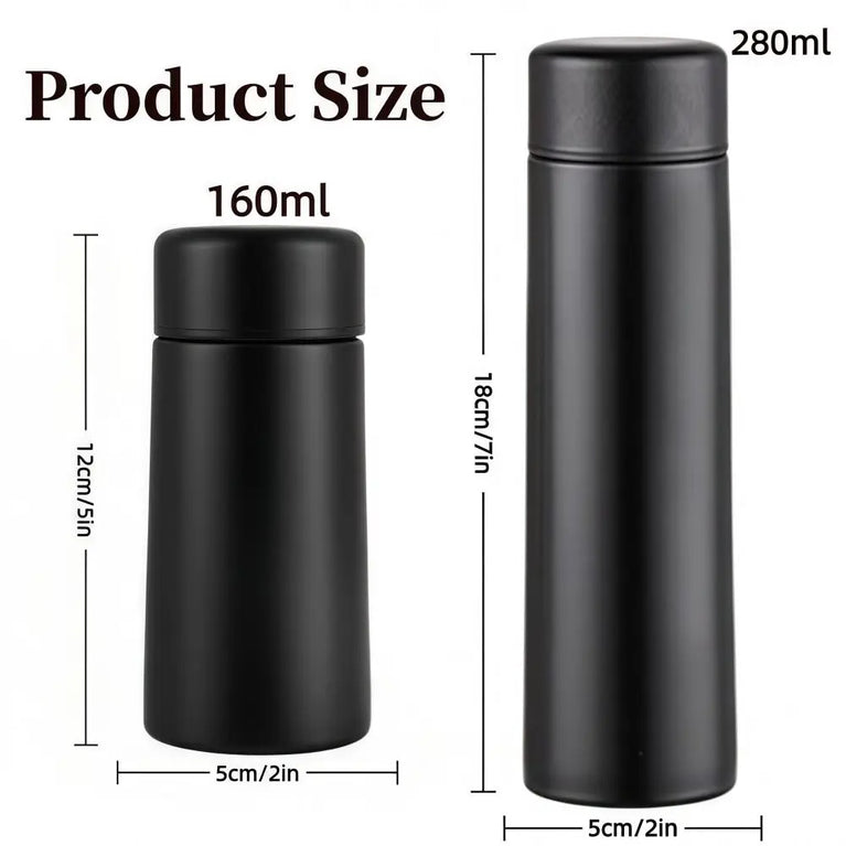 Mini Thermos Cup 160ml Portable Travel Mug Stainless Steel Bottle