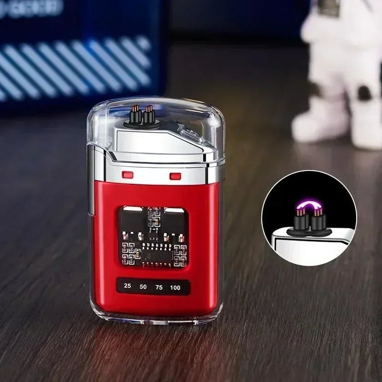 Electric Double Arc USB Plasma Lighter | Windproof Rechargeable Outdoor Tool