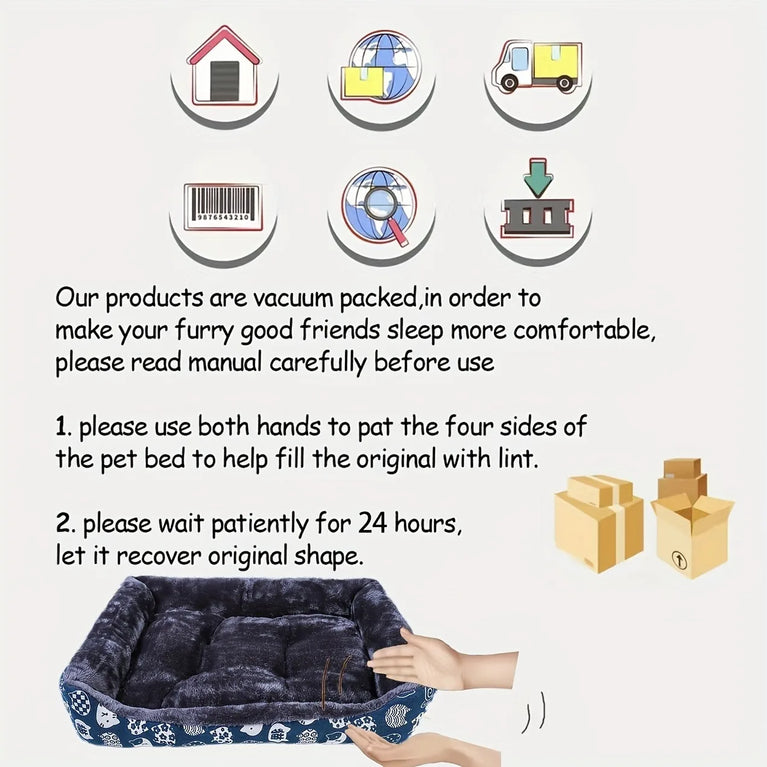 Winter Pet Dog Bed Sofa Mat Comfortable Cushion Sleeping Bed